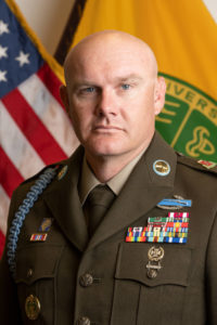Photo of Sergeant First Class Amran Moore, Military Science Instructor