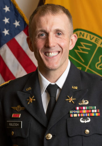 Photo of Major Ryan Raleigh, Assistant Professor of Military Science