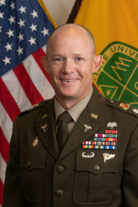 Photo of Lieutenant Colonel Matthew Tillman, Professor of Military Science