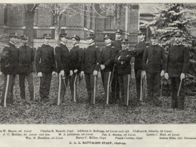 RMC Photo_CAC Battalion Staff 1898-99