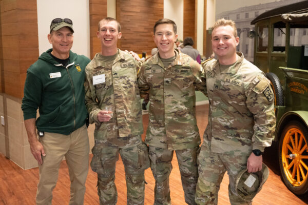 Alumni from Colorado State University's Army ROTC's Ram Battalion and Air Force ROTC's Detachment 90, gather for the annual ROTC Rendezvous. November 16, 2024