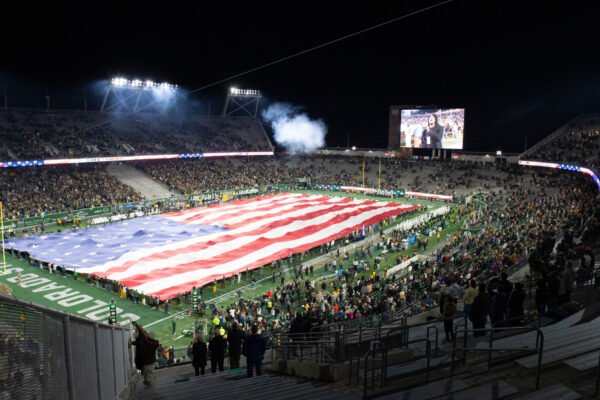 Colorado State University Men's Basketball team plays University of Denver, November 12, 2024.
